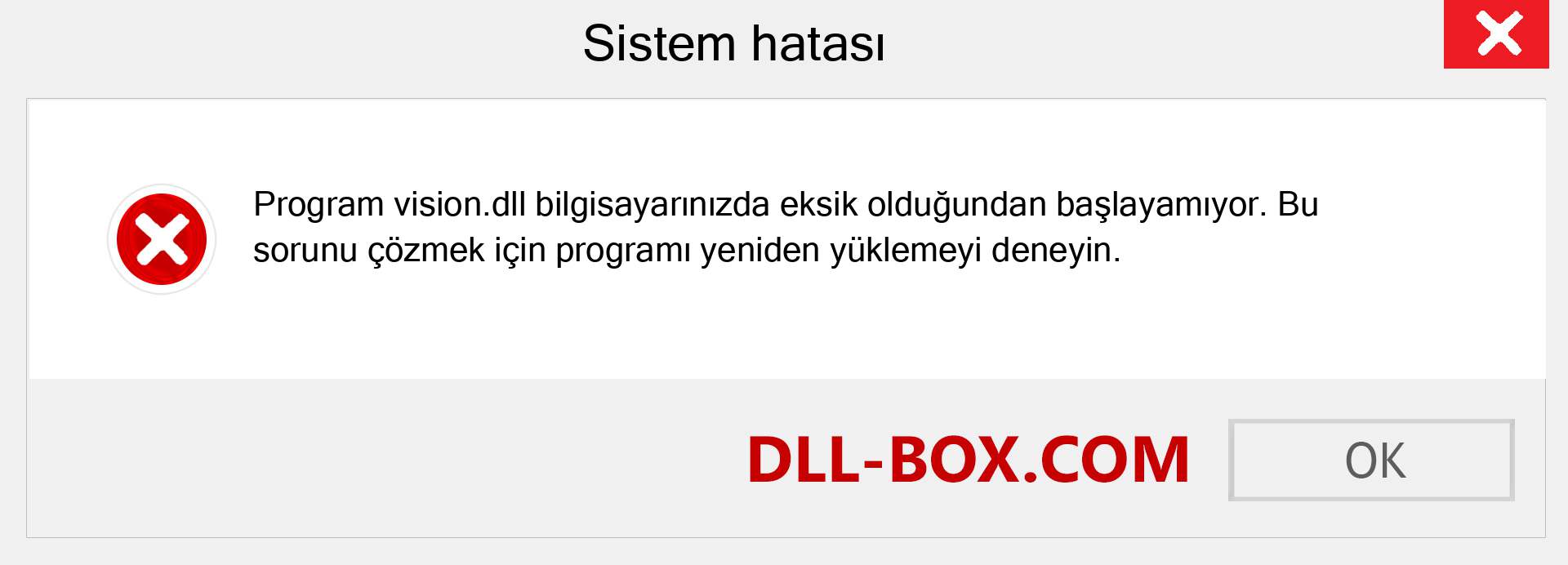 vision.dll dosyası eksik mi? Windows 7, 8, 10 için İndirin - Windows'ta vision dll Eksik Hatasını Düzeltin, fotoğraflar, resimler